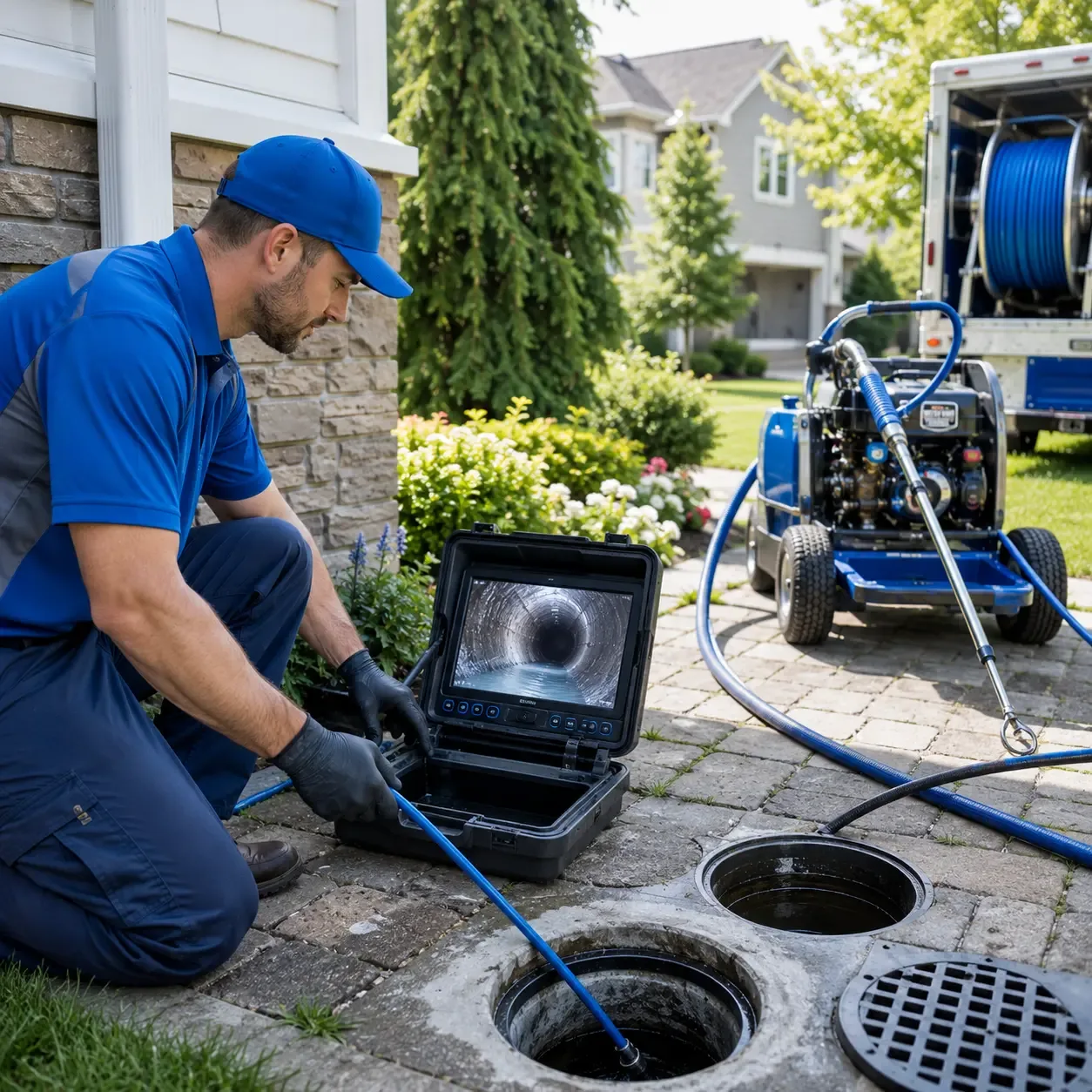 Outdoor drain cleaning professionals serving College Springs, IA