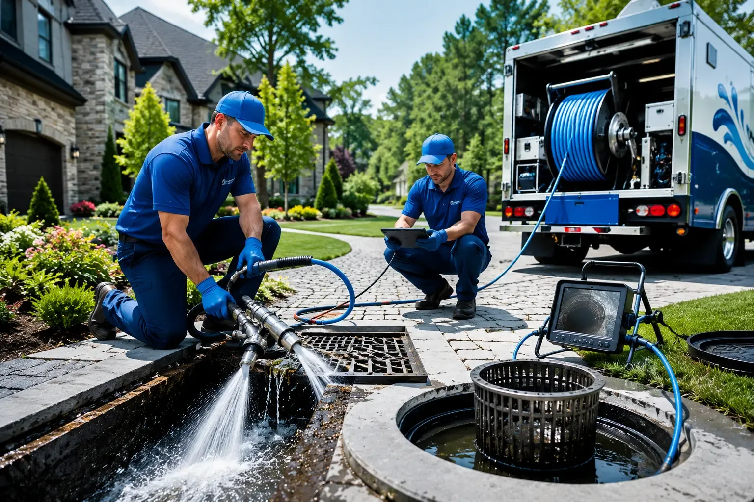 Local outdoor drain cleaning professionals in College Springs, IA